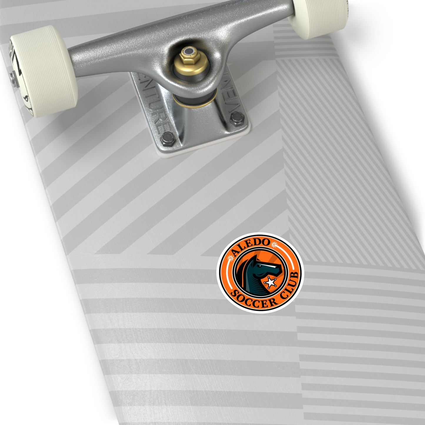 Aledo Soccer Club Round Vinyl Sticker