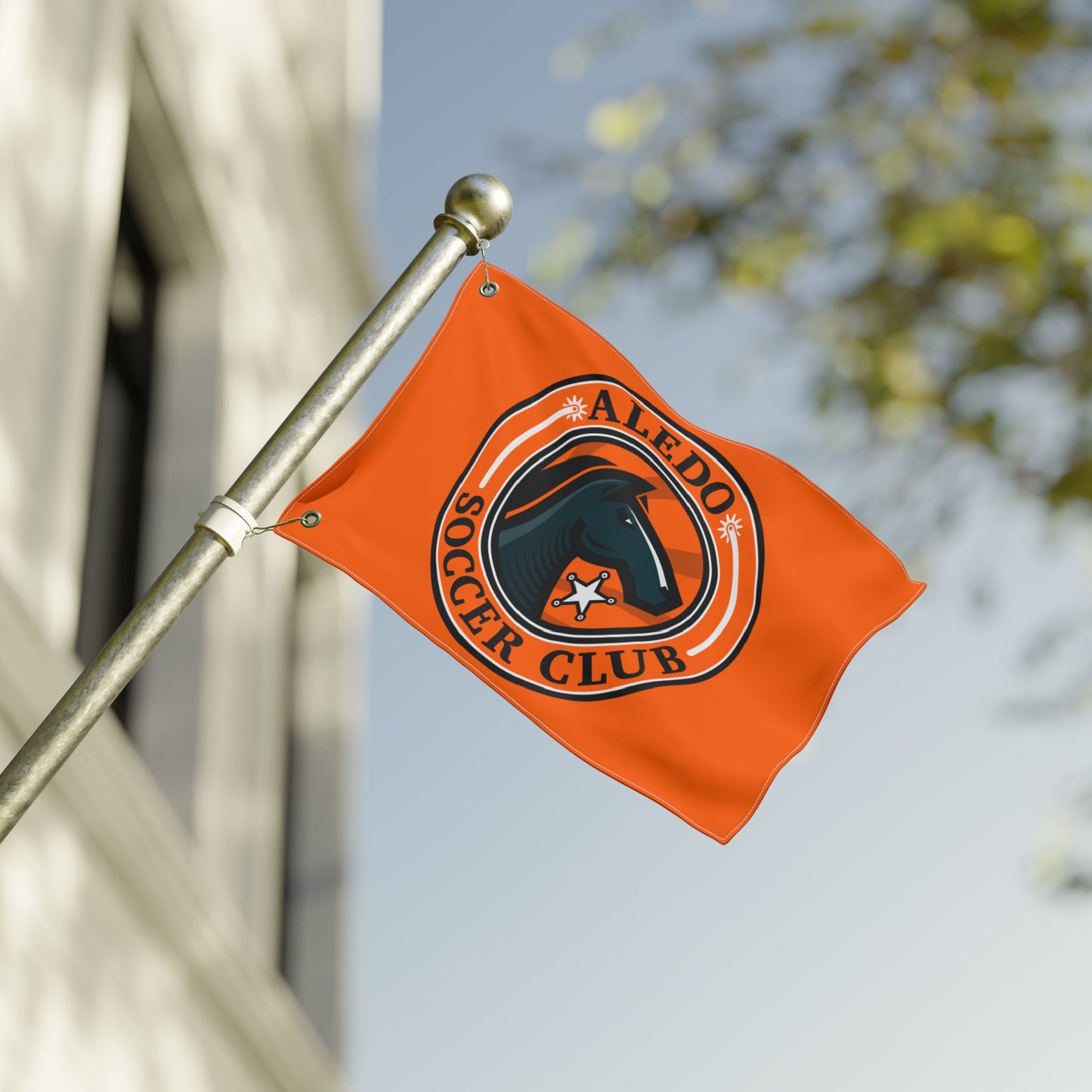 Aledo Soccer Club Double-Sided Flag
