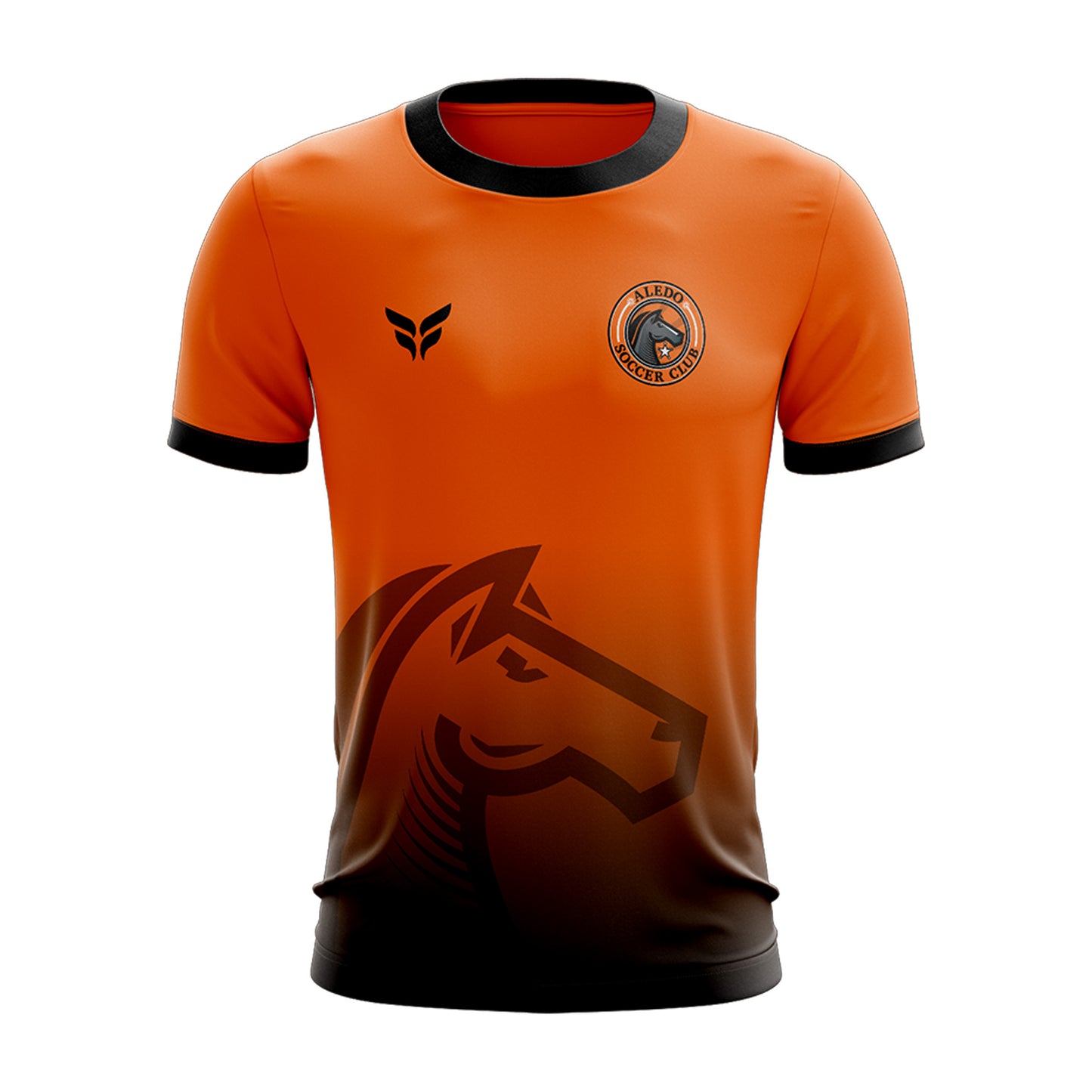 Aledo Soccer Club 2025/2026 Training Jersey Orange Horse